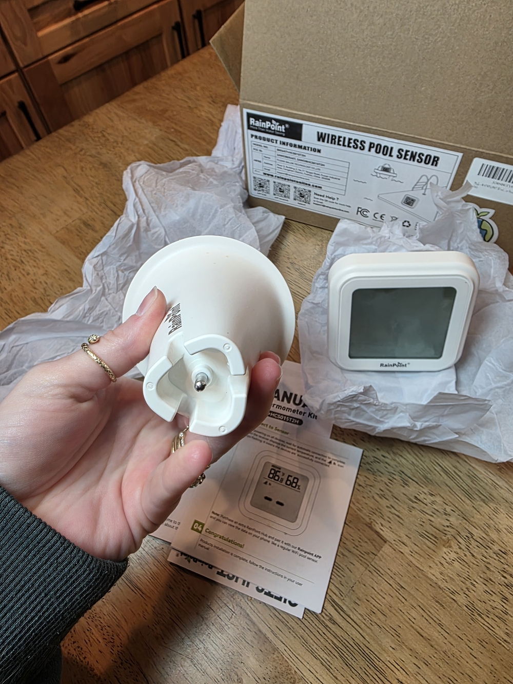 Wireless Pool Sensor & Thermometer - White - Picture 6 of 6